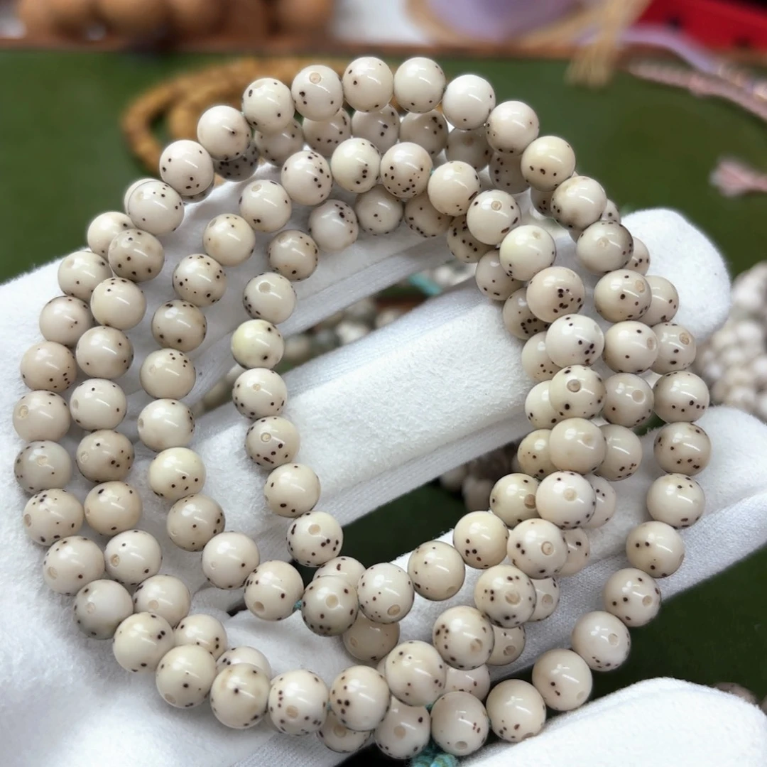 吊坠星月菩提6.5圆珠108双金标