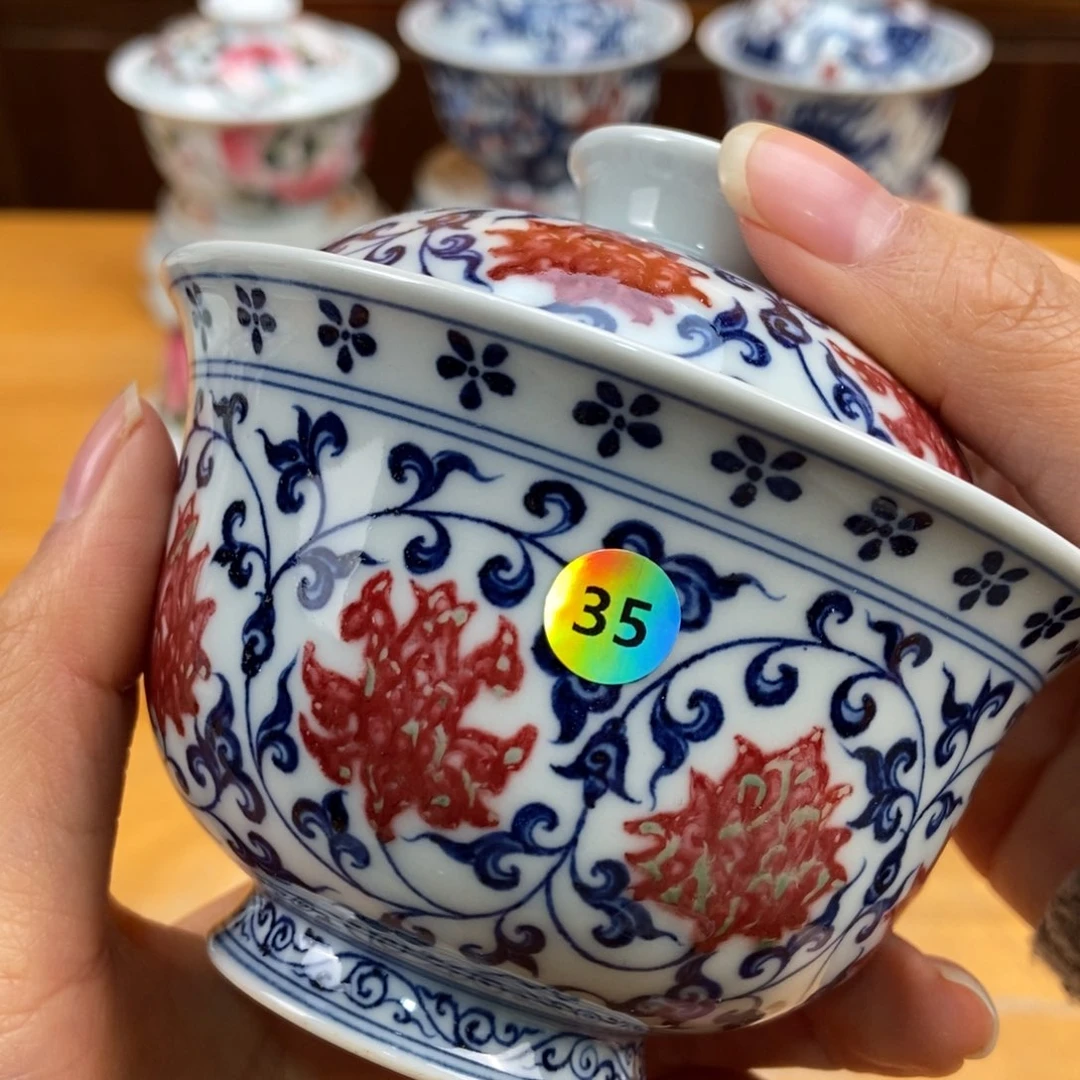 手绘现代茶具非古董