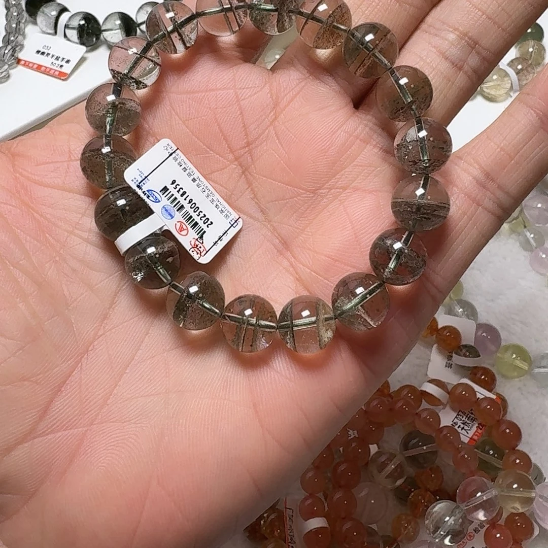 未镶嵌手链水晶绿幽灵手串