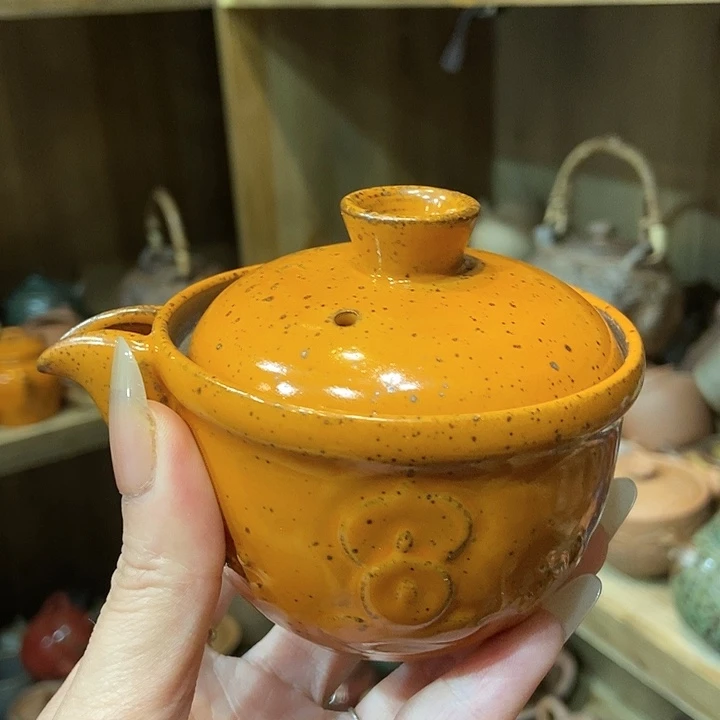 柴烧老岩泥高端茶器