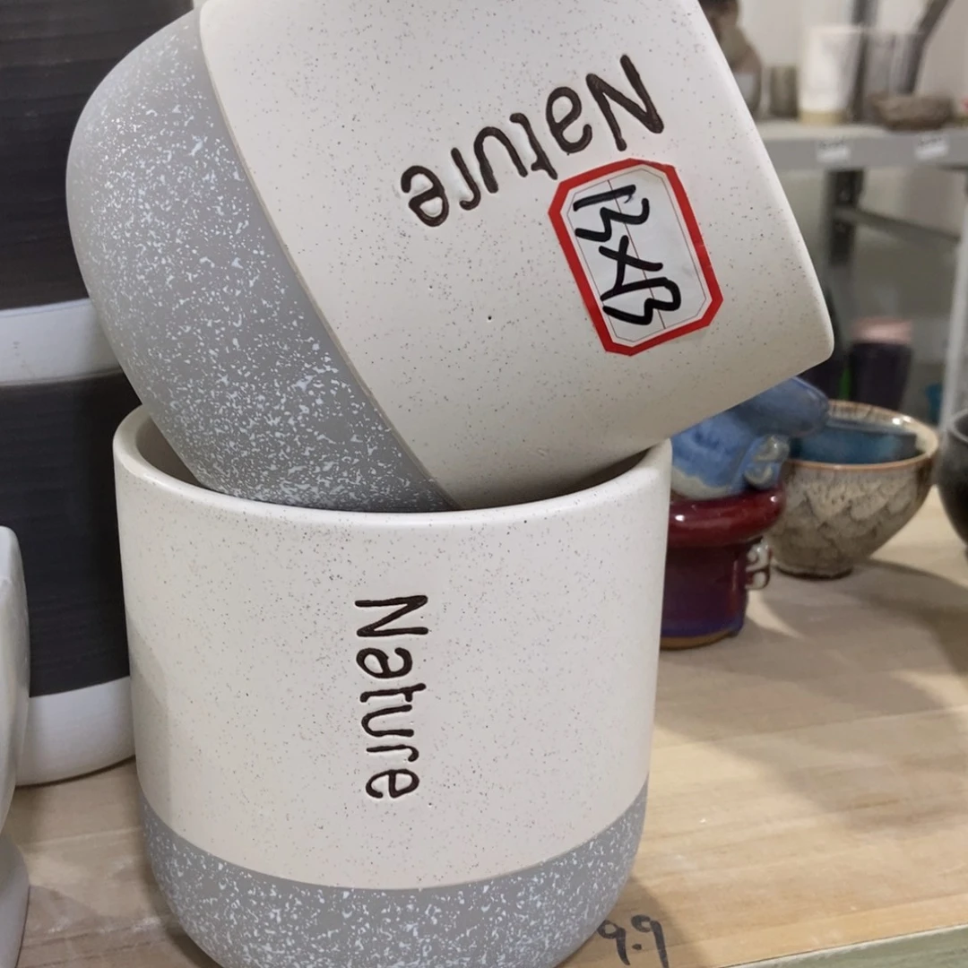 红陶高温陶瓷花盆