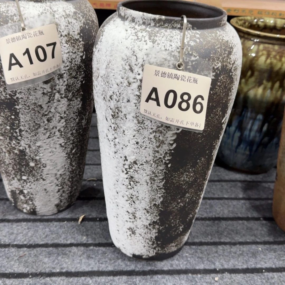 勾***定景德镇陶瓷景德镇高温花瓶编码a08638口12默认无孔