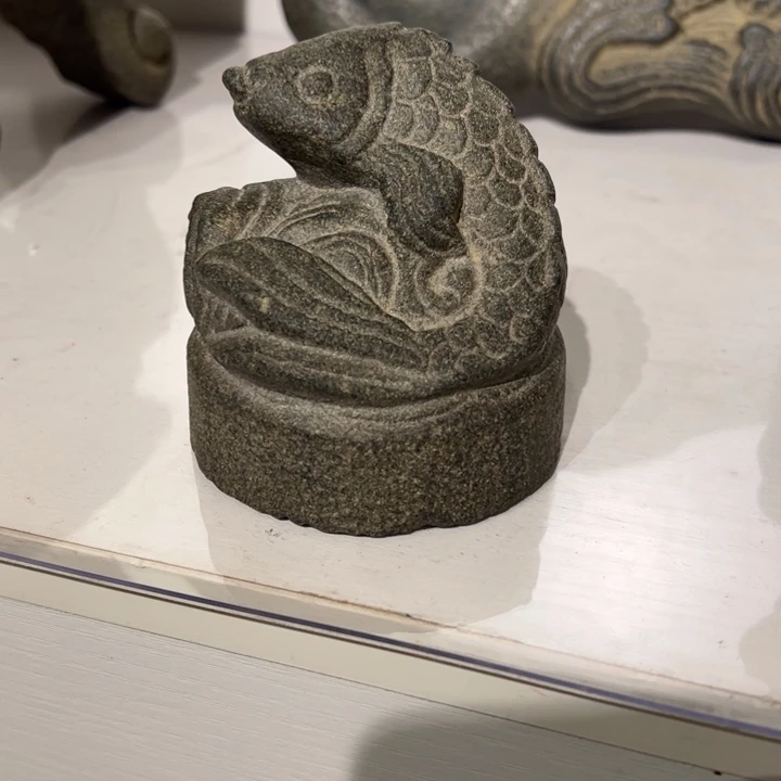 石材N*✨鲤鱼福建青石