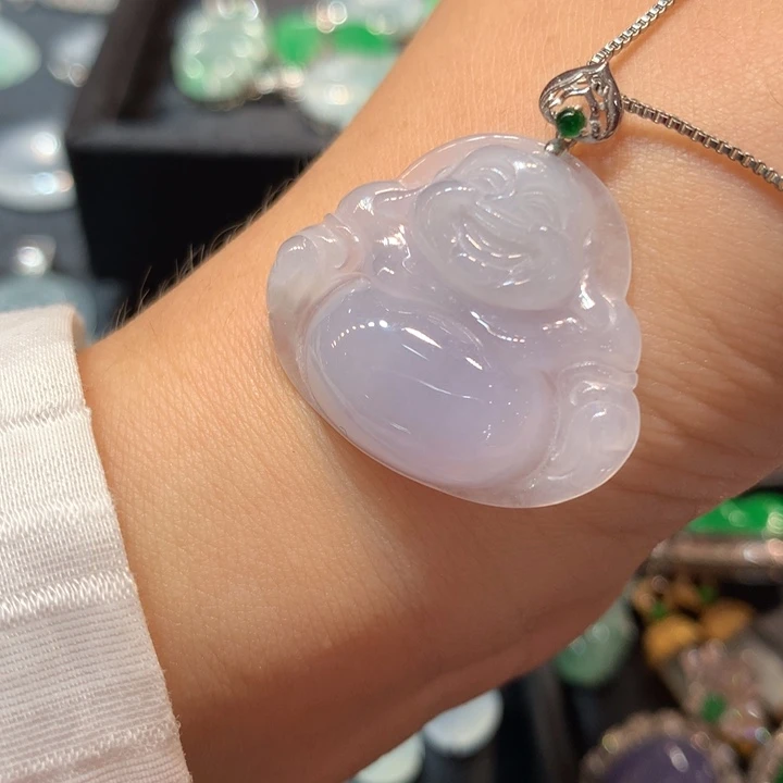 【闪购商品】翡翠18K金镶嵌颈饰翡翠
