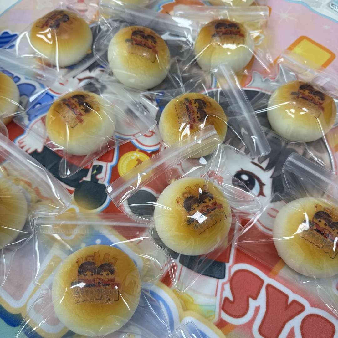 原创莎头馒头面包捏捏物料