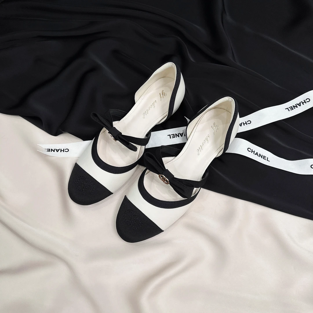 蝴蝶结仙女风单鞋秋季复古春季内增高粗跟玛丽珍鞋法式圆头时尚