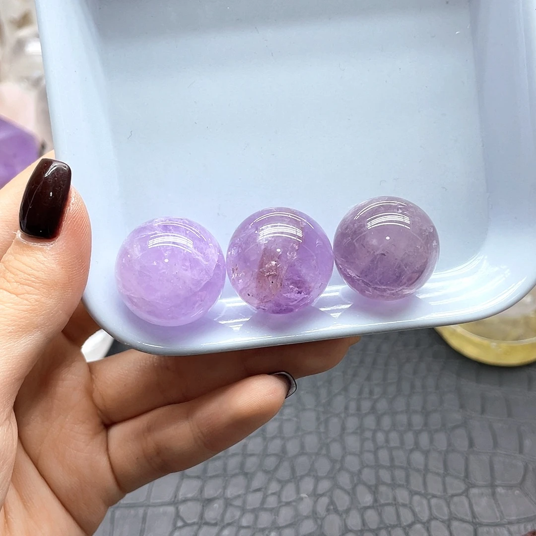 水晶未镶嵌珠宝半成品65 22mm23mm24mm三颗