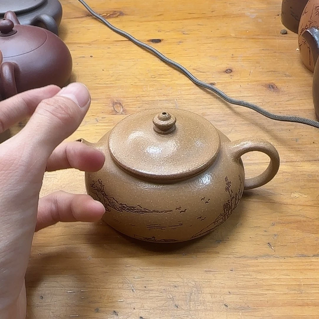 紫砂茶壶民间手艺人全手工制作