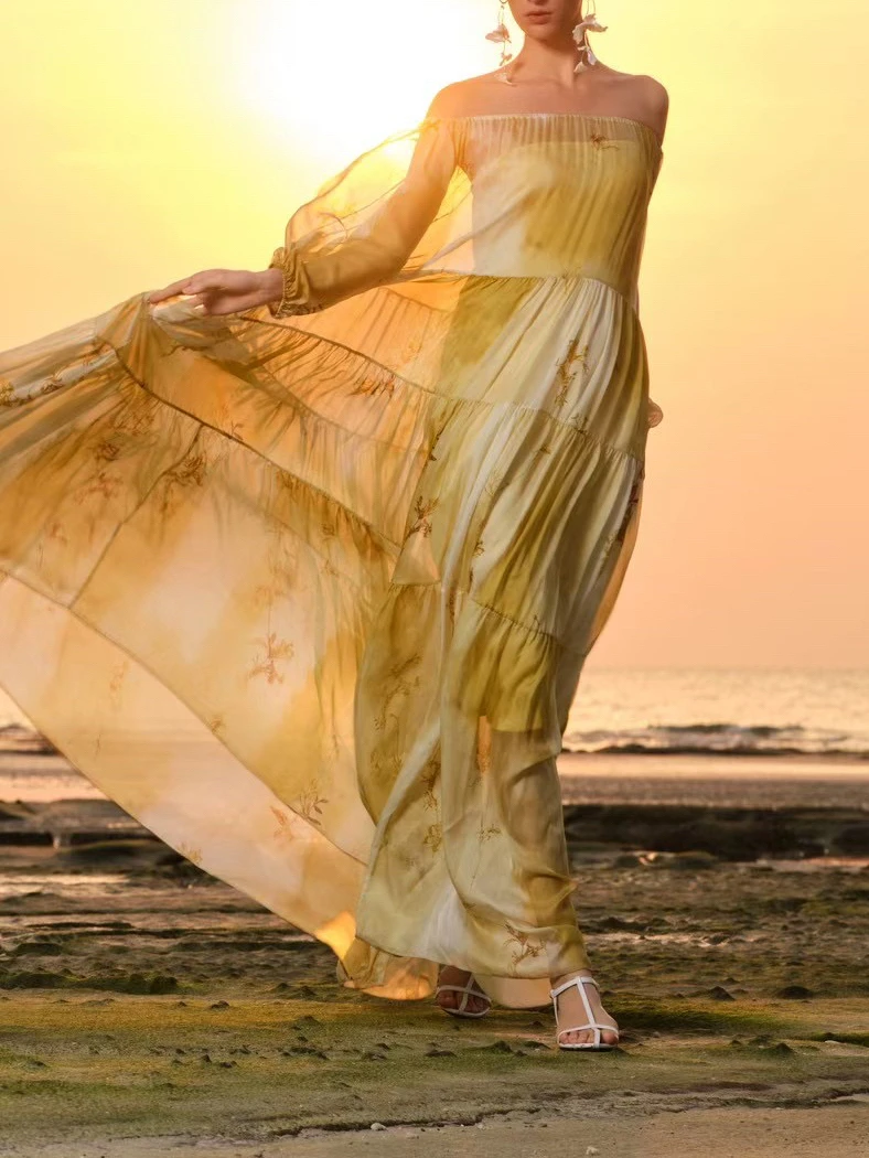 【俪子姐】品牌专柜撤柜轻奢桑蚕丝高端女装非主图款以直播展示为准