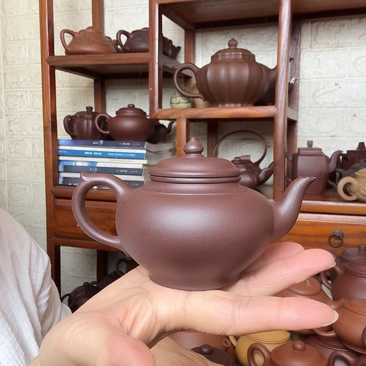 紫砂茶壶笑樱壶200cc半手工