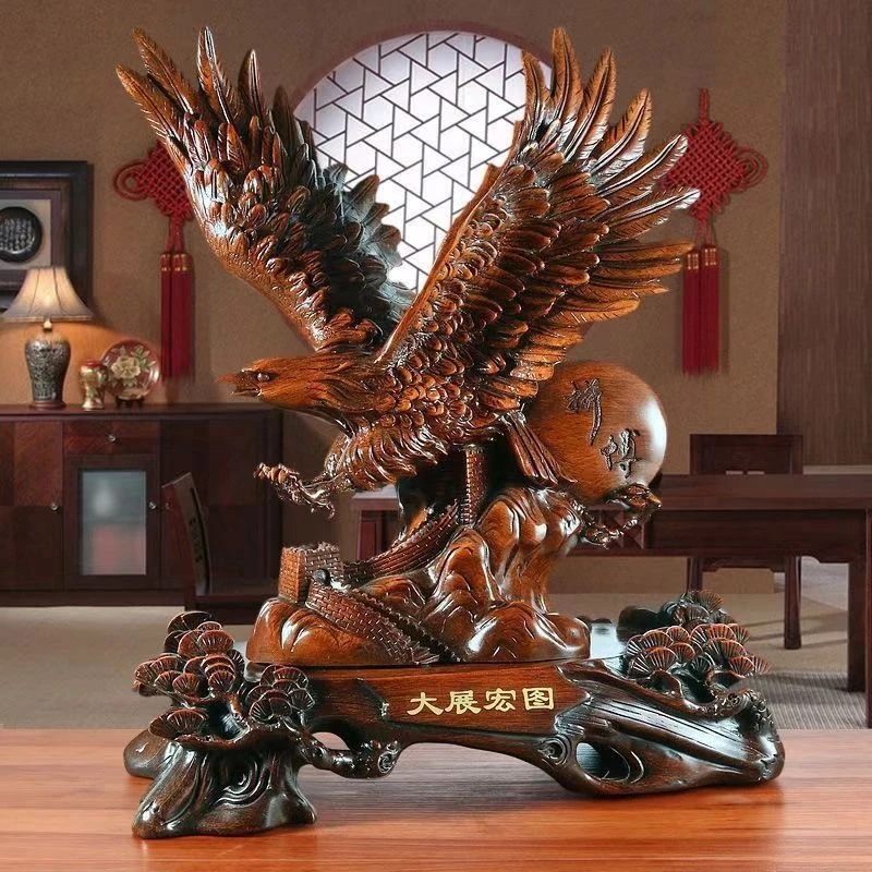 【大展宏图】拼搏雄鹰鹏程万里中式家居摆件【直播】L