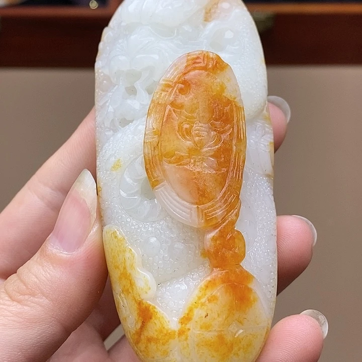 和田玉挂件未镶嵌F