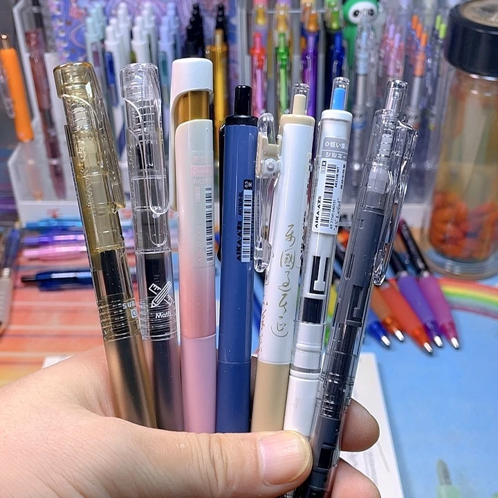 爱加黑笔混款组合7支