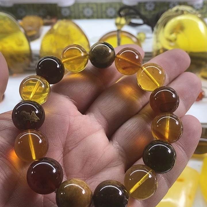 琥珀裸石未镶嵌用****8手串