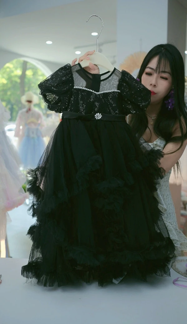 巴黎之夜 女童春夏季连衣裙公主裙【甲辰实体童装如皋店】