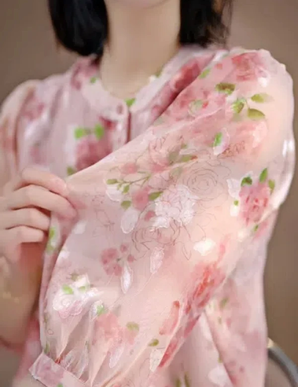 Y轻薄舒适防晒衣2025夏季新款国风时尚气质百搭短款上衣