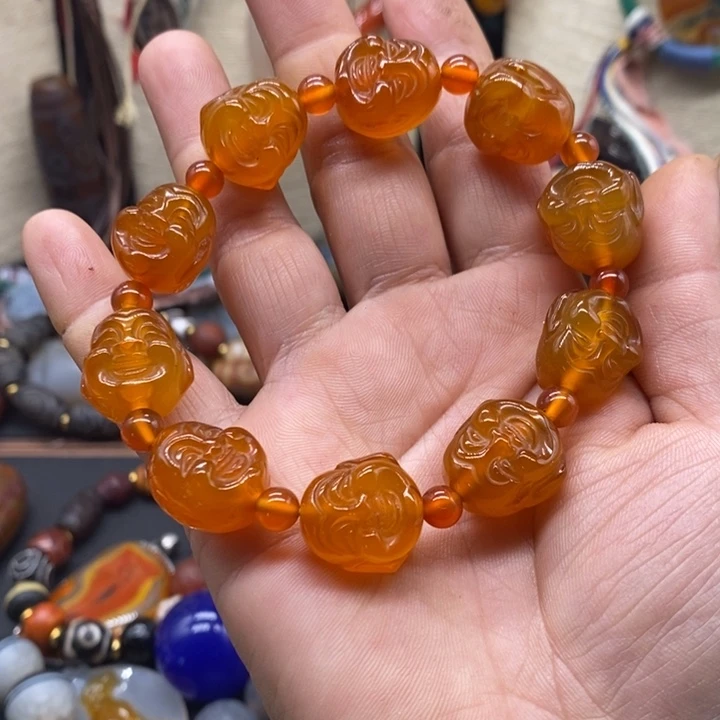 玛瑙/玉髓手链未镶嵌