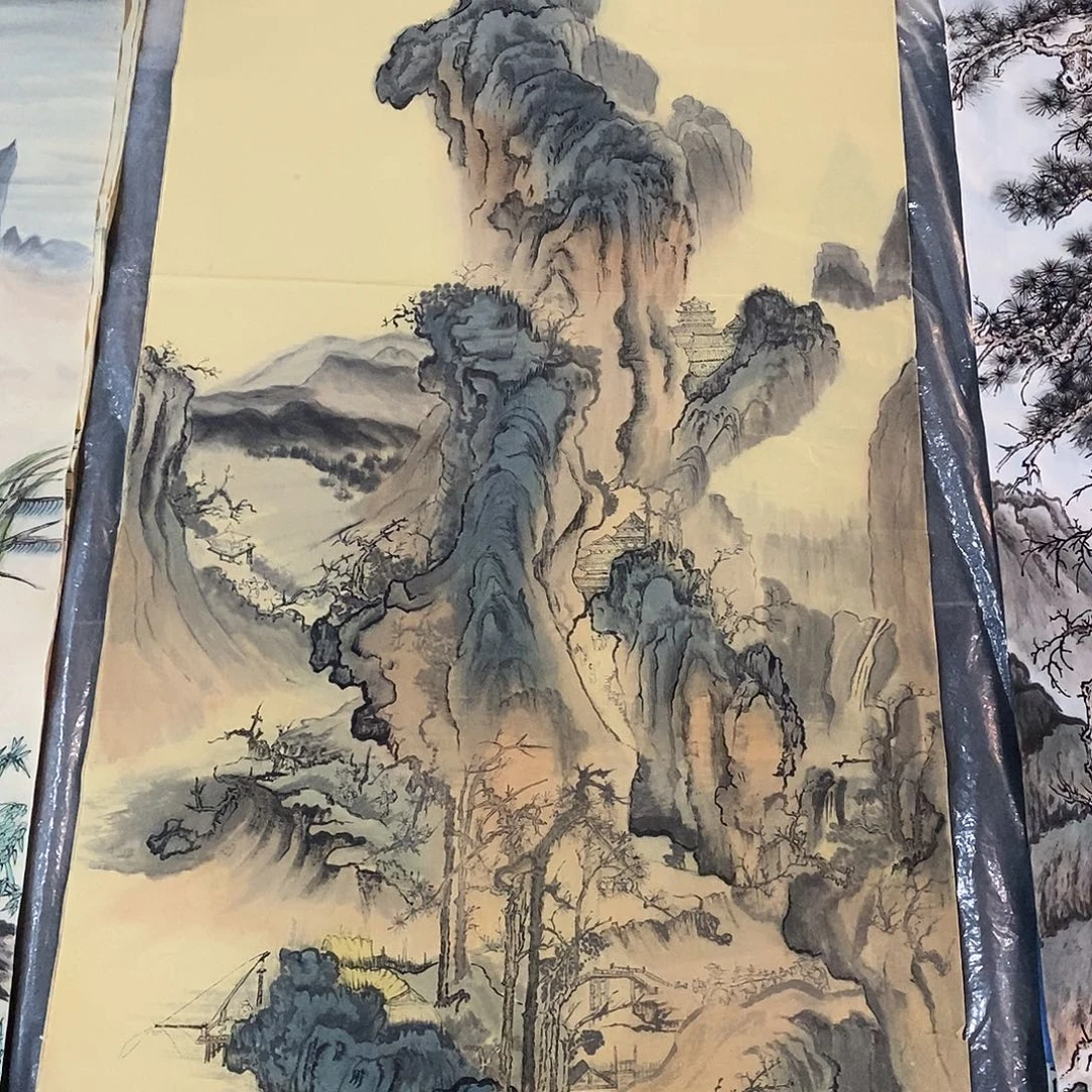 国画画画真的画画画