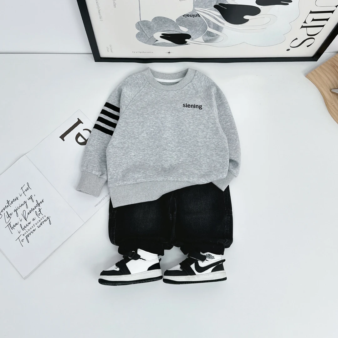 儿童卫衣长袖2025秋新款秋装男童春秋上衣 BDQ25138 悠悠童话童装