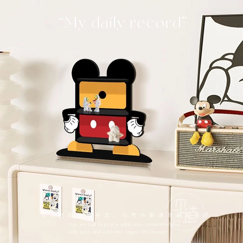 米奇多功能入户玄关家居客厅装饰画置物架钥匙收纳桌面摆件359