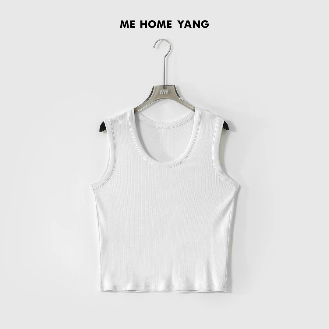 ME【螺纹美背】显瘦休闲新款休闲百搭背心 MEQS3281