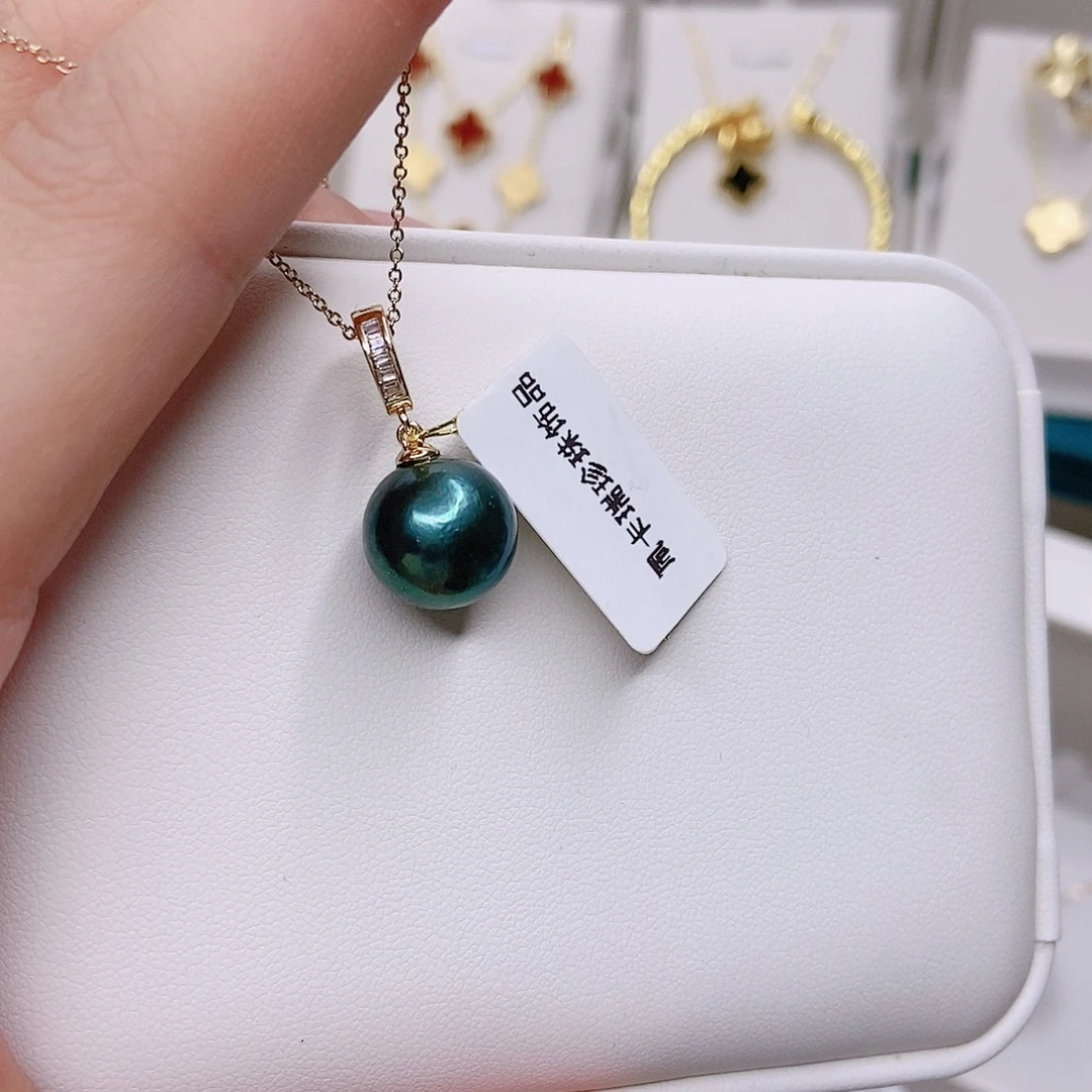 合金淡水珍珠吊坠(赠链)