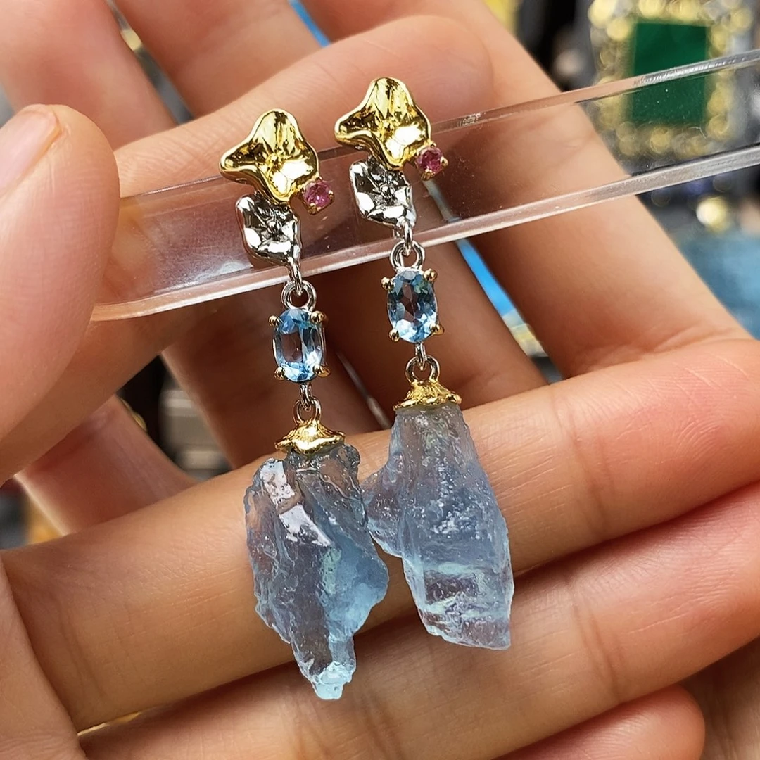 925银设计款特色耳环