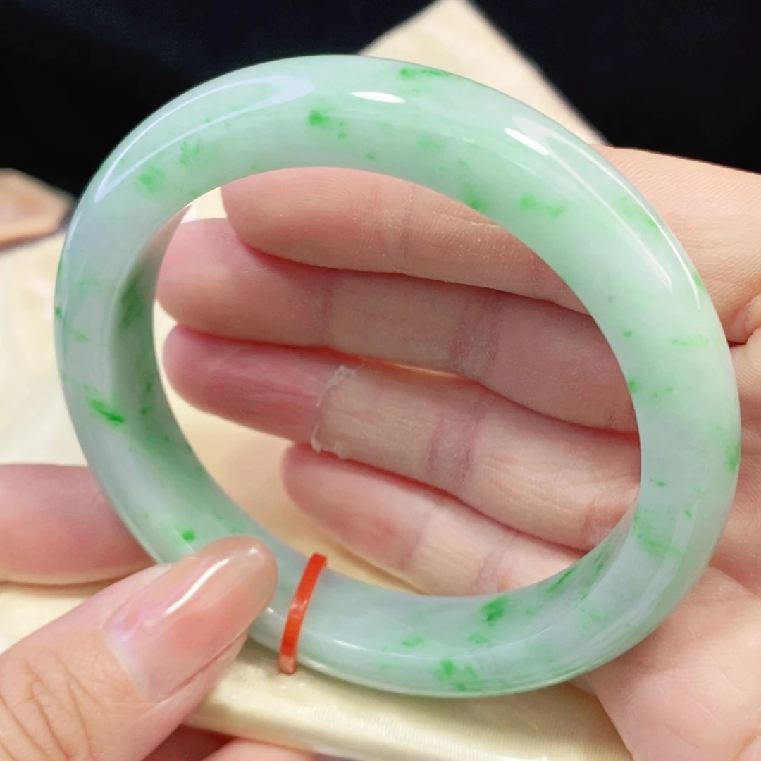 未镶嵌手镯翡翠57.6正圈