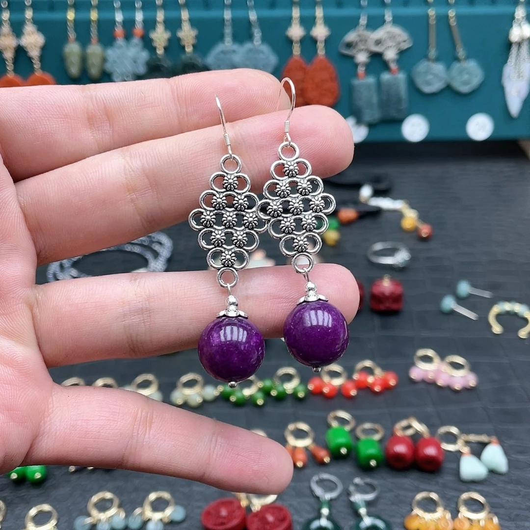 未镶嵌翡翠耳饰00875