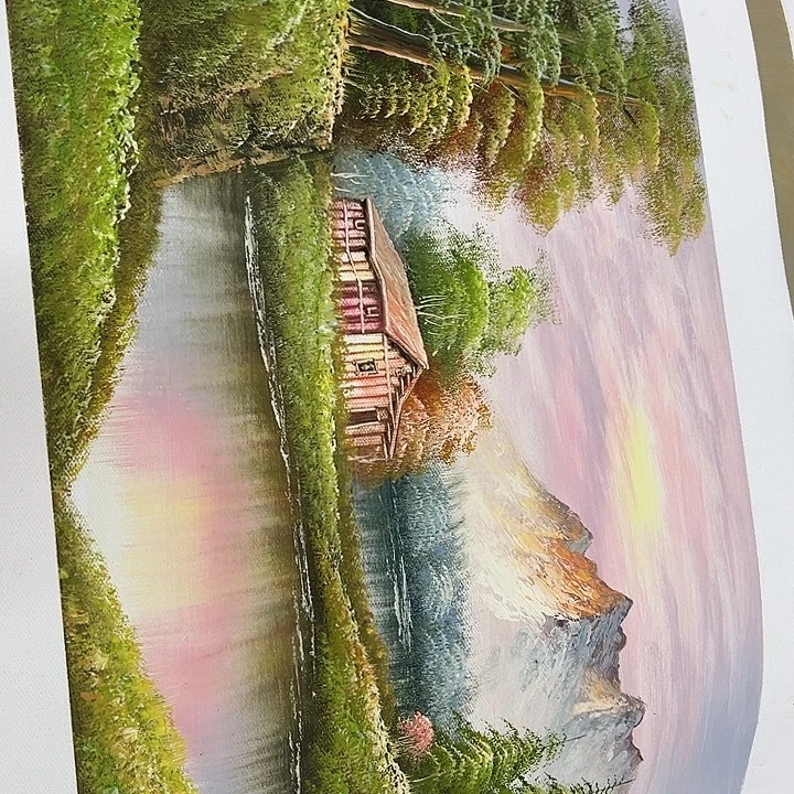 油画恭喜嘻嘻之一嘻嘻
