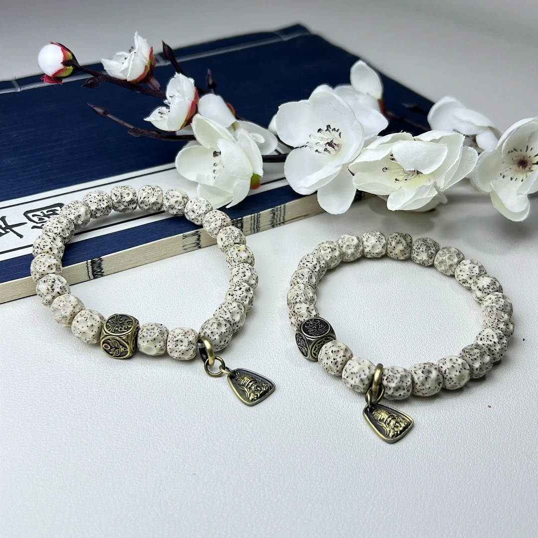 【铭记珠宝】星月菩提DIY单圈手串27-2DM42L215【多样性发一件】