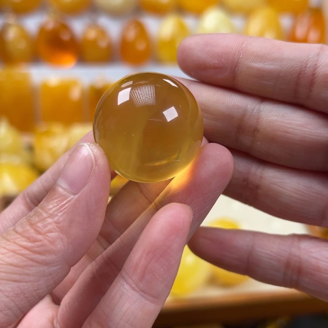 蜜蜡未镶嵌颈饰13克