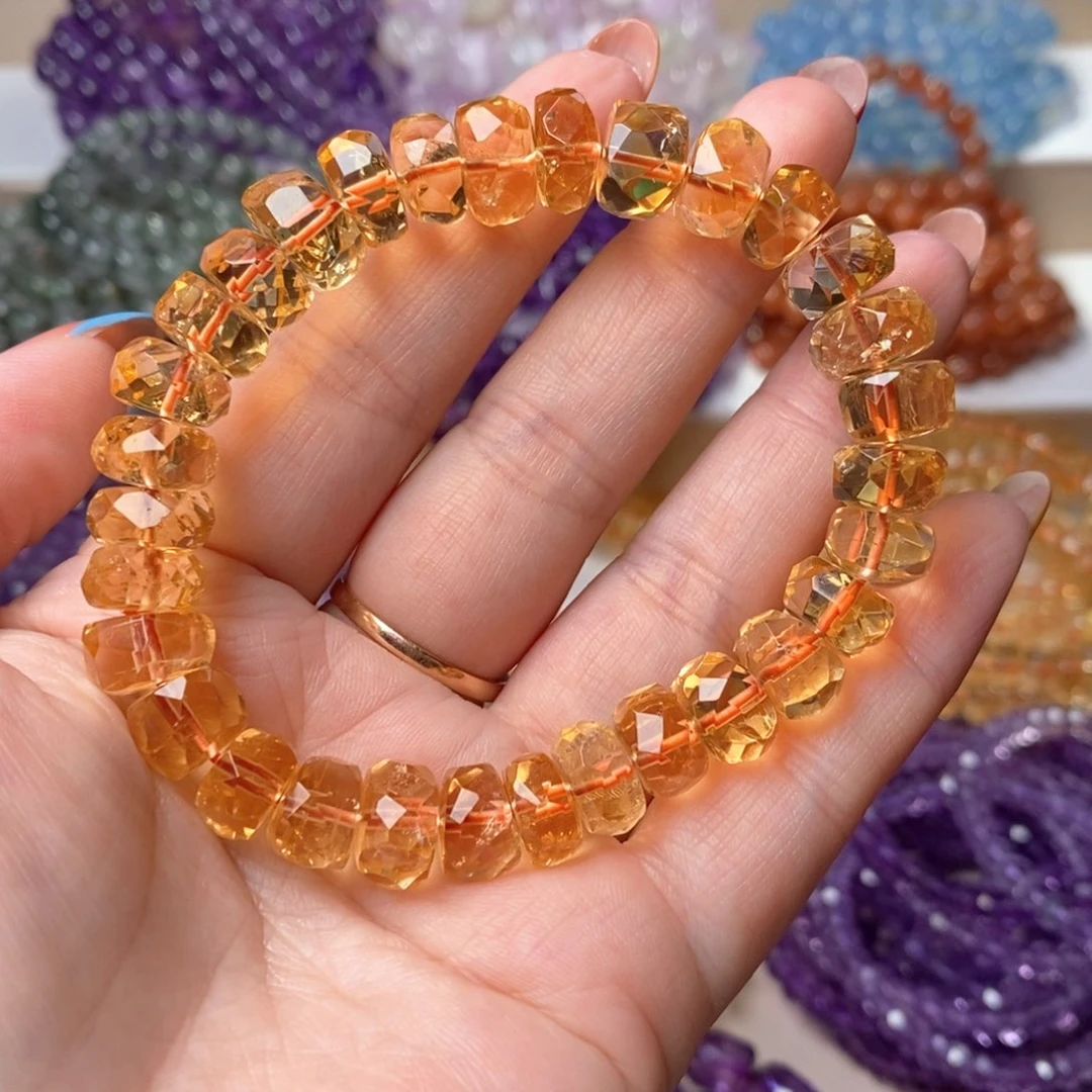 未镶嵌手链黄晶36.4