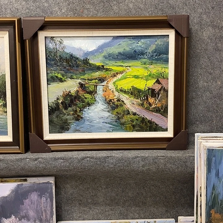 油画带外框画芯尺寸40x50cm