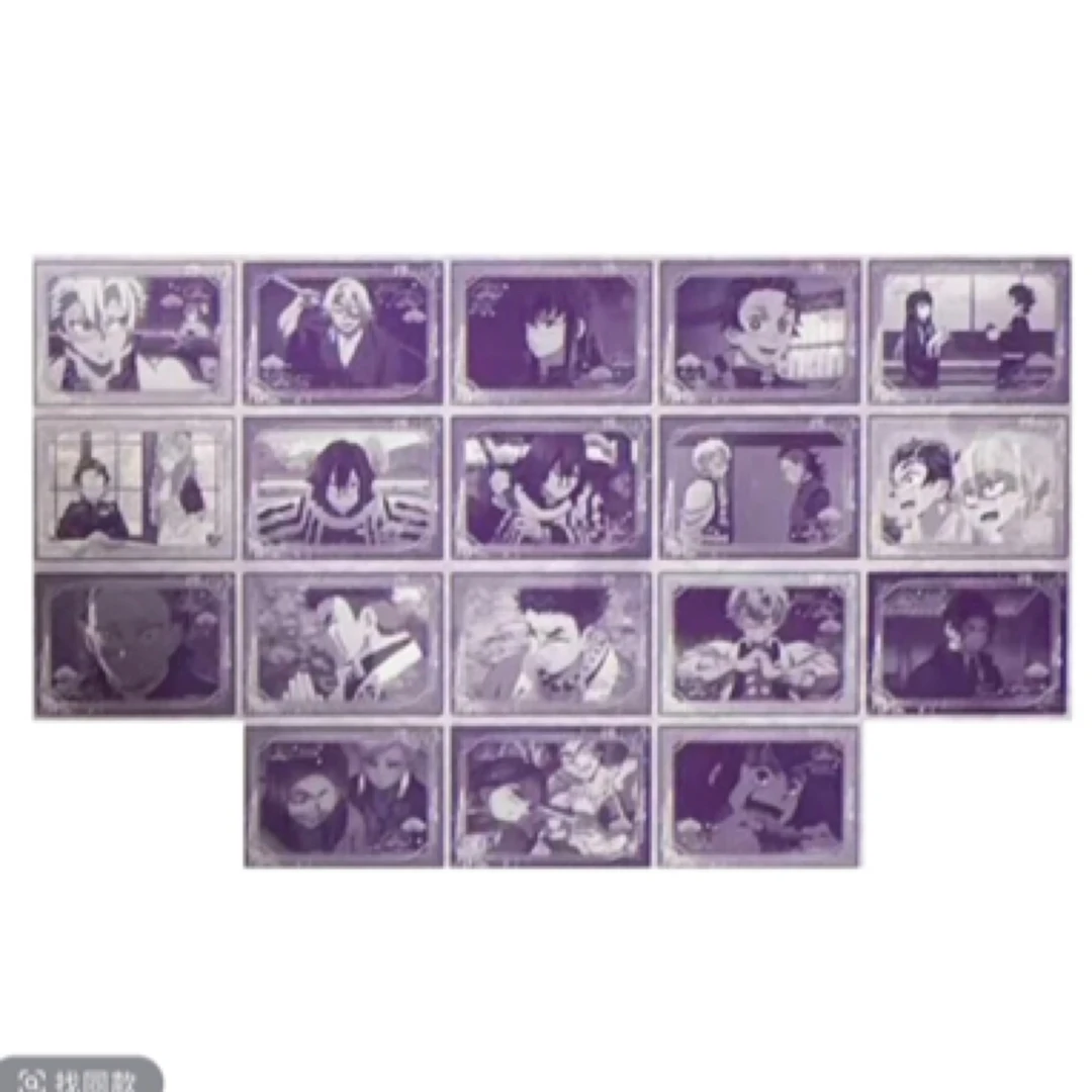 【鬼灭之刃】柱训篇TV烫金卡贴纸 盲盒代拆