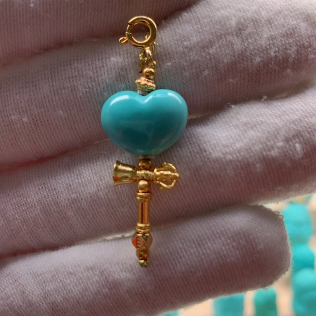 绿松石配饰银S925镶嵌