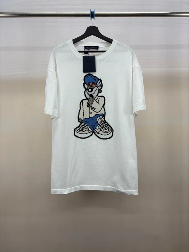 未使用 LouisVuitton/路易威登 狼人针织短袖/S码/M9900