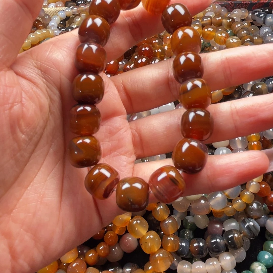 毫***人未镶嵌手串玛瑙/玉髓