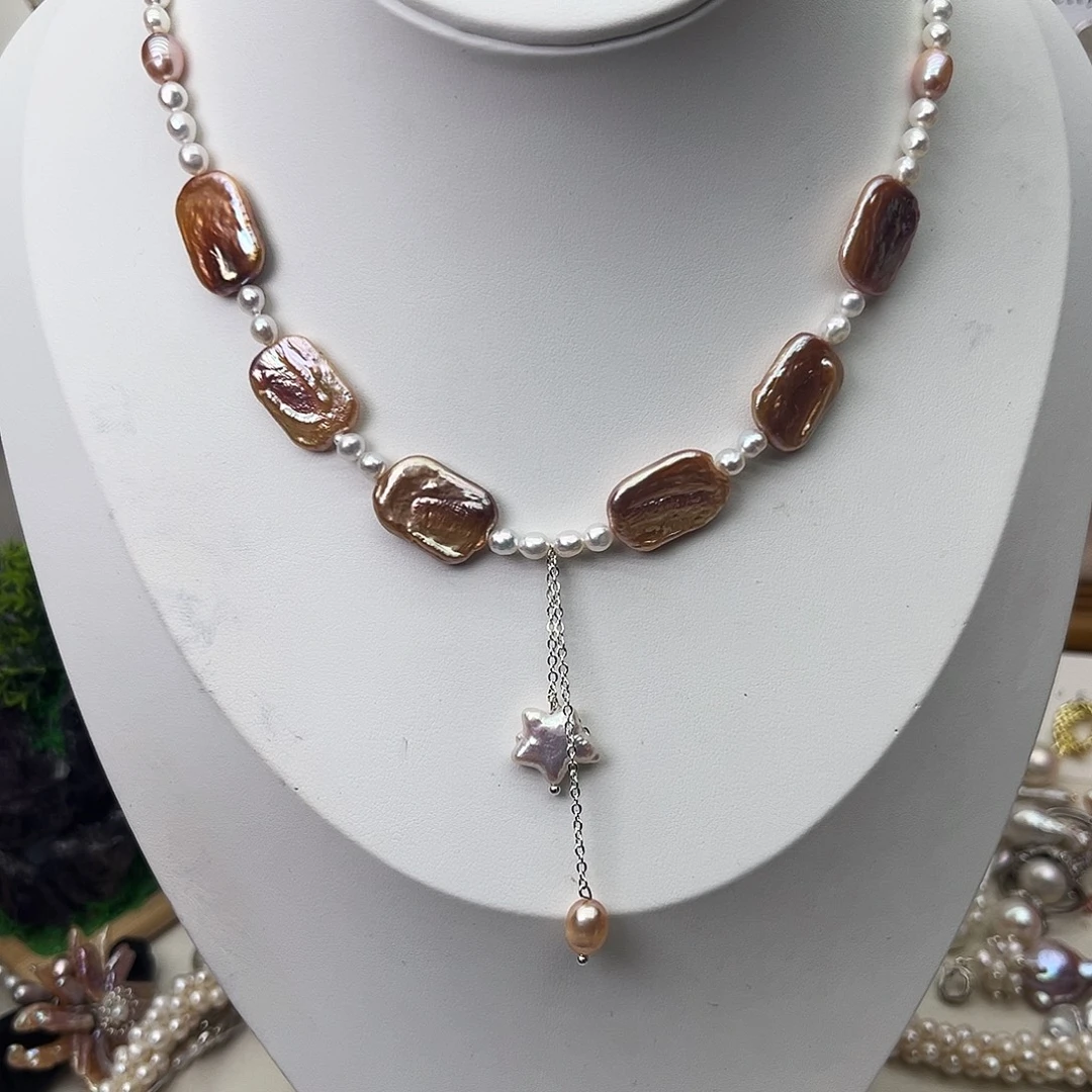 颈饰未镶嵌淡水珍珠