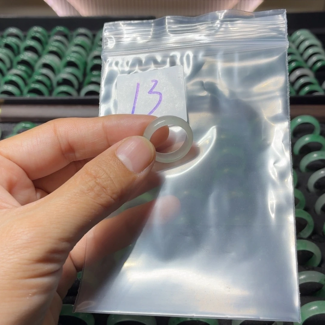 石英质玉未镶嵌10号戒指/13