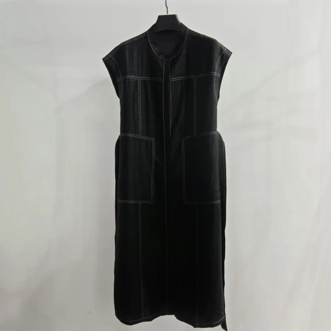 RuJia   033 【真丝连衣裙】 玛丝精致气质夏季 轻奢大品时尚连衣裙