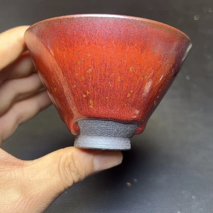 茶盏饰红斗笠9.5口径