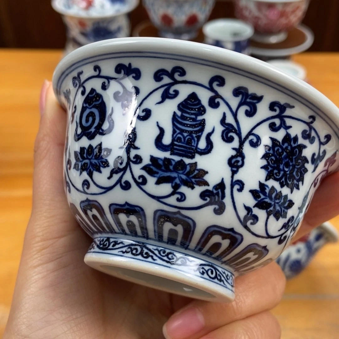 手绘现代茶具非古董