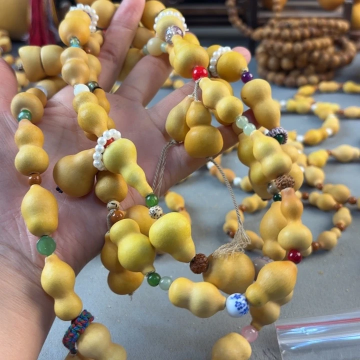 有机玻璃葫芦手串，葫芦手串