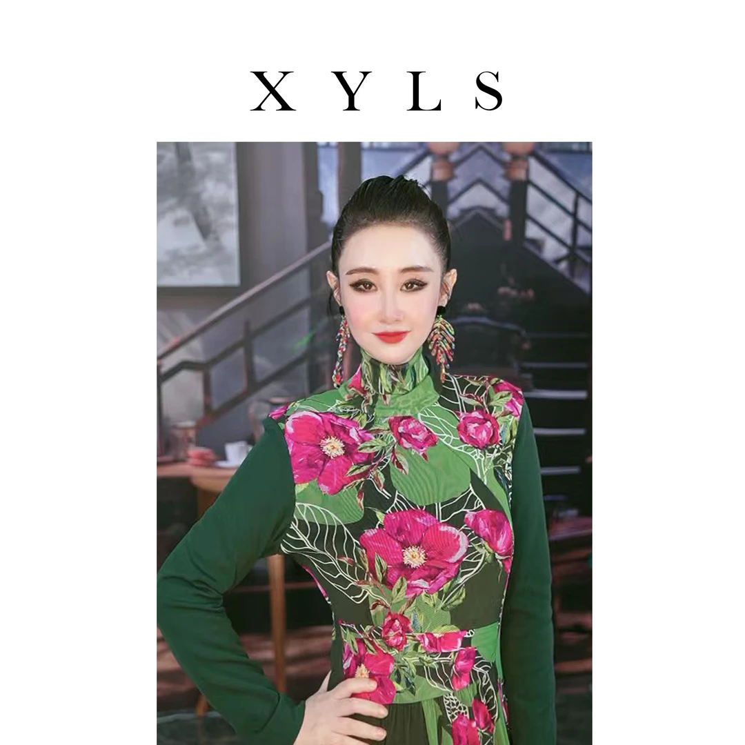 女装弹力网纱连衣裙T006915