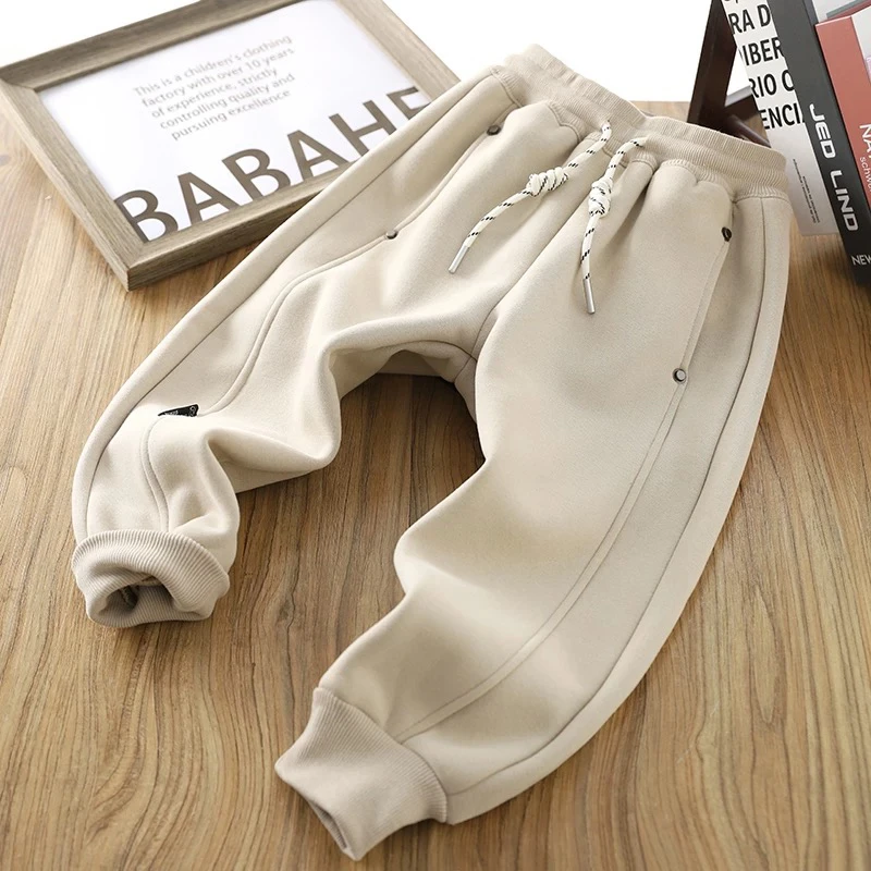 新款2513款儿童2025男童女童运动裤宽潮流时尚休闲裤子中大童卫裤