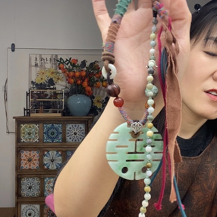 翡翠项链未镶嵌项链