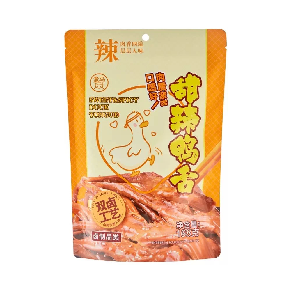盒马代购 甜辣鸭舌独立小包妆卤味酱鸭舌头小零食小吃卤味鸭肉食