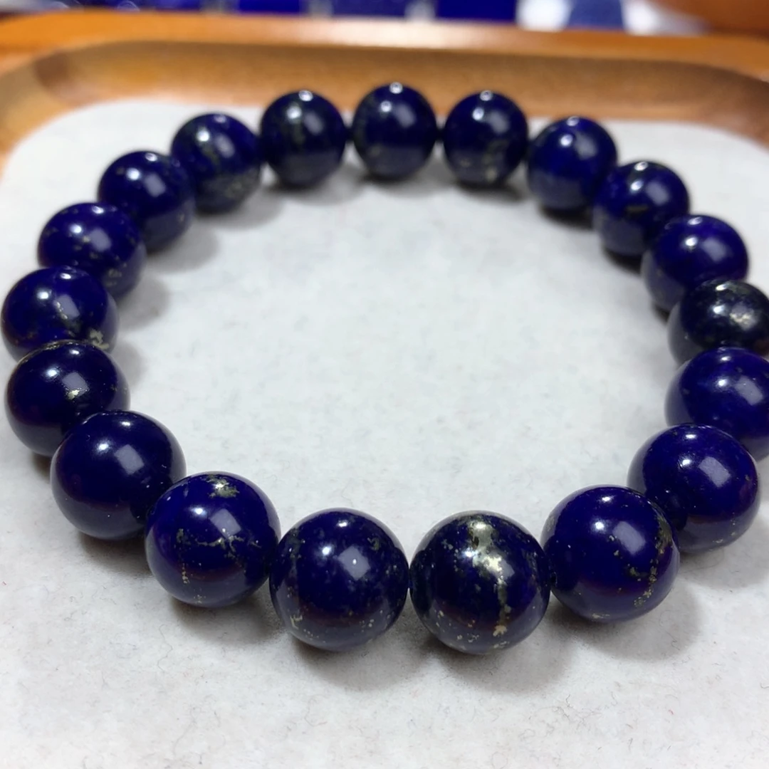 青金石未镶嵌10.5m手链紫药水