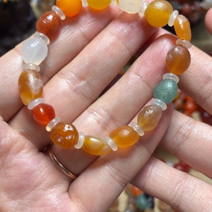 玛瑙/玉髓合金手链